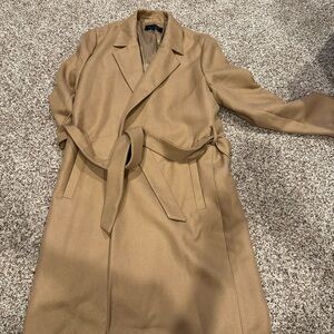 Banana Republic wool coat with waist tie